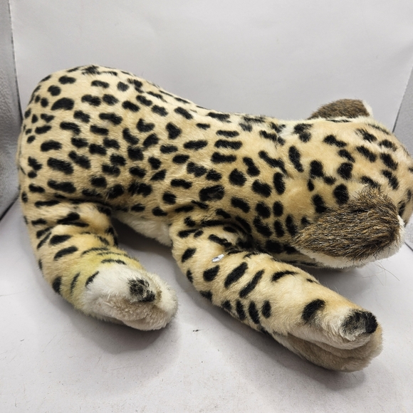 Wallace Berrie Cheetah Leopard Plush 1984 Stuffed Animal Applause Cat Vintage.  - Picture 5 of 8